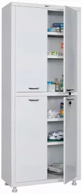 Шкаф медицинский металлический Hilfe МД 2 1670/SS