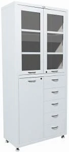 Шкаф медицинский металлический Hilfe МД 2 1780 R-5