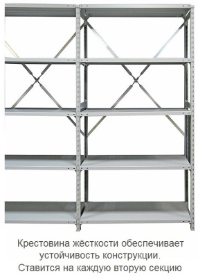 Стеллаж металлический ТСУ 4-150